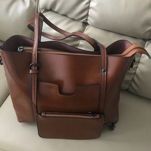 The Perfect Brown Soft Genuine Leather Bag!